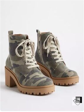 Torrid Chunky Lace-Up Hiker Bootie (WW)